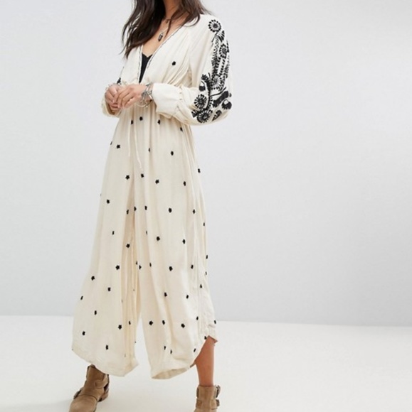 Free People Pants - NWT Free People Embroidered  Jumpsuit